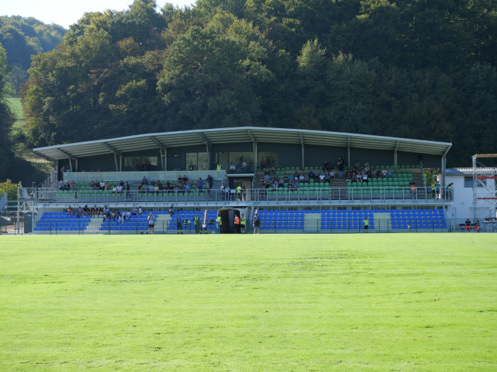 v rogaški ponosni na obnovljen stadion, zelenico bodo popravili
